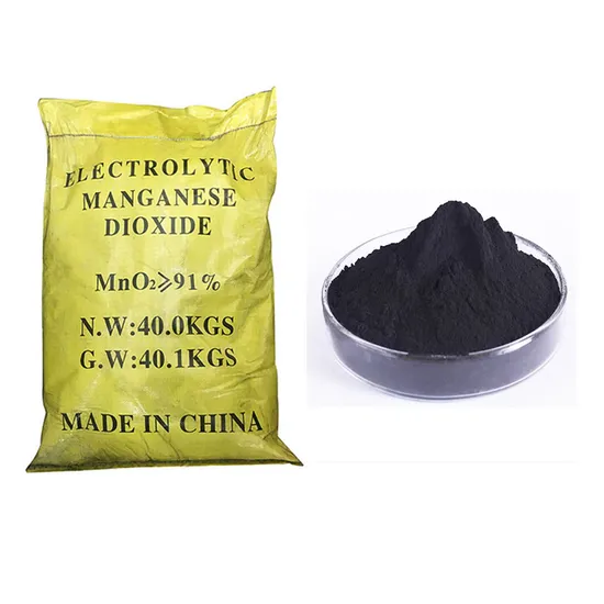 91% Min. Electrolytic Manganese Dioxide Emd Raw Materials Chemical for Medicine Grade 