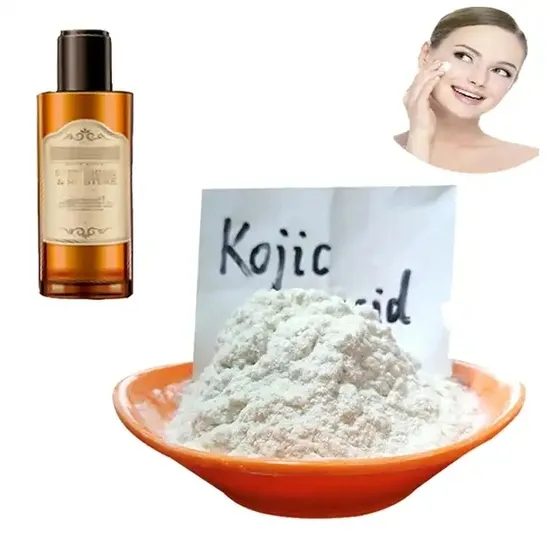 Organic Intermediates 99% Purity Hot Cosmetics Raw Material Kojic Acid CAS 501